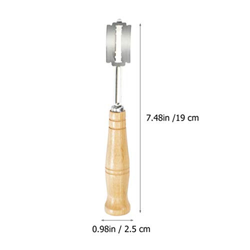 CLISPEED 1 Conjunto de Alça de Madeira para Pão Coxo Ferramentas de Corte Ferramentas de Corte de Ma