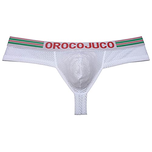 OROCOJUCO Men Extra Cheeky Boxers Briefs Underwear Elastic Brazilian Bikini Shorts 3" Back Coverage Boxers Trunks2