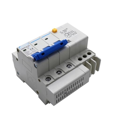 Disjoncteur domestique DZ47LE-63 interrupteur d'air 3P 25A disjoncteur différentiel triphasé