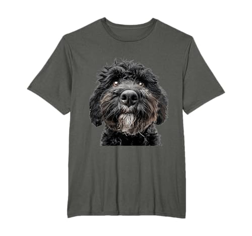 Portuguese Water Dog T-Shirt, Small, Black