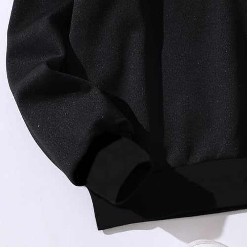 Teen Girls Oversized Hoodies Cute Butterfly Graphic Long Sleeve Cotton Sweatshirt Kids Y2K Streetwear Aesthetic Pullover Tops4