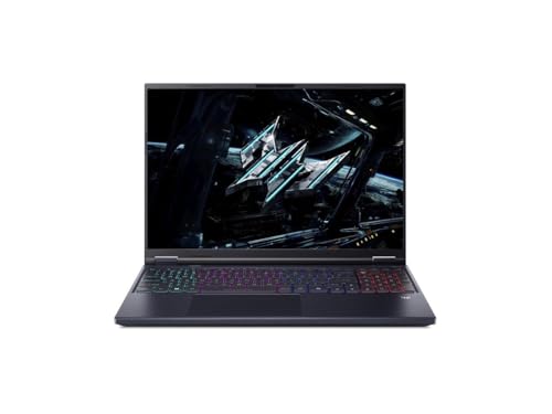 Image of Acer - 16.0 inch GeForce RTX 5070 Laptop GPU - Intel Core Ultra 7 255HX - 16GB (2 x 8GB) Memory - 1 TB PCIe SSD - Windows 11 Home Gaming Laptop - 240 Hz IPS (PHN16-73-7166)