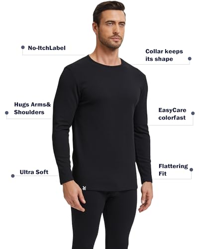 Long Johns​​ Thermal Underwear for Men​​ Fleece Lined​​ Base Layer Set​​ for Cold Weather​​4