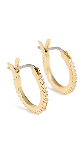 gorjana - Madison Shimmer Huggies 1/2