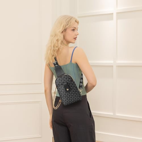 Sling Bag for Women, Crossbody Fanny Pack - Lightweight Chest Bag for Travel, Adjustable Strap & Hidden Pocket2