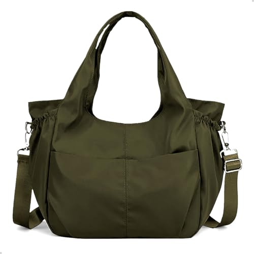 Bolsa Feminina Ombro Mão Transversal Moderna Yoga Trabalho e Dia a Dia (Verde Militar)