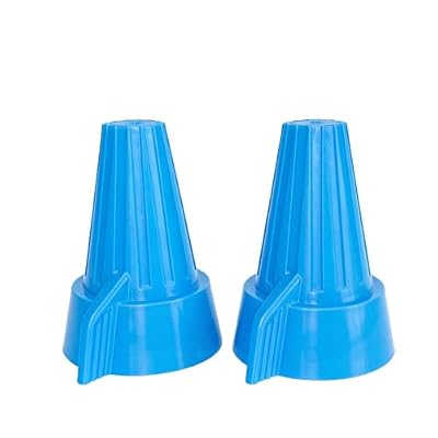OQPWSZZ Electrician Vehicle Wire Nut Kit for Vehicle Trailer Hitch Decoration,Funny Rear Hanging Ornament Accessory,Display Piece for Trucks SUVs RVs Use,with Red/Black Silicone Tubing (blue)