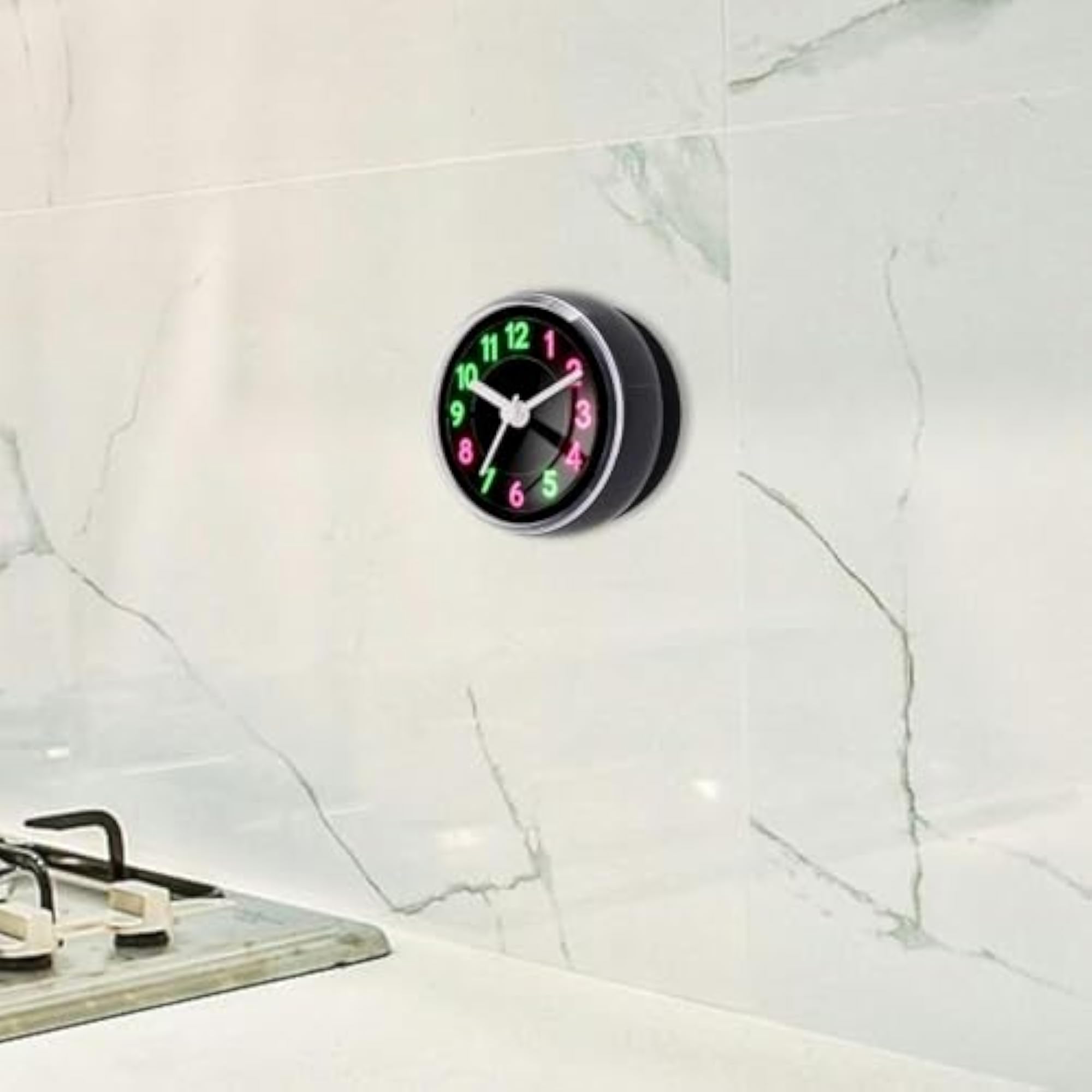 Waterproof Bathroom Clock with Suction Cup