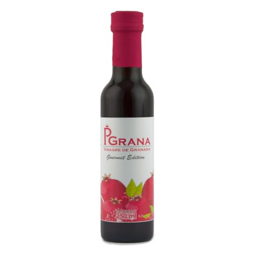 Botella cristal de 250ml de vinagre de grana, Palacios Gutierrez