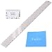 Guitar Neck Notched Straight Edge Luthiers Tool with String Action Ruler Gauge for Gibson 24.75" and Fender 25.5" Electric Guitars