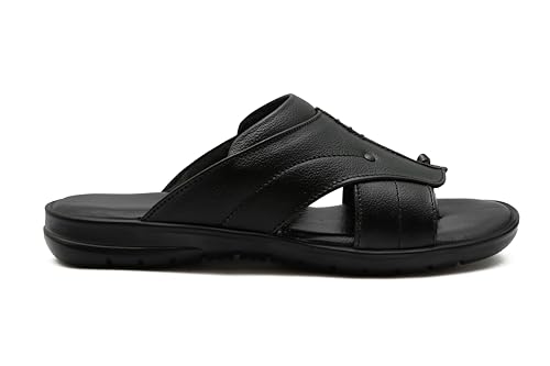 Image of Leather Casual Slip On Sandal for Men