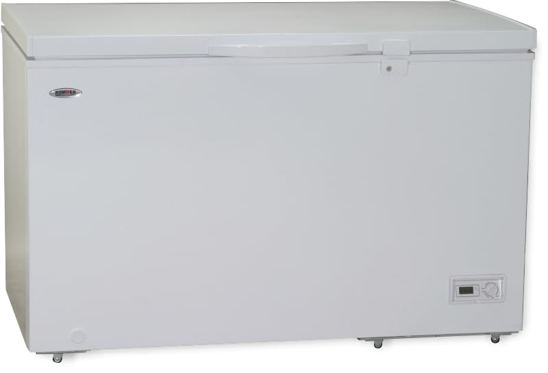Congelador horizontal Rommer CHD 402T, capacidad 345 litros, eficiencia enrgética calse E, color blanco