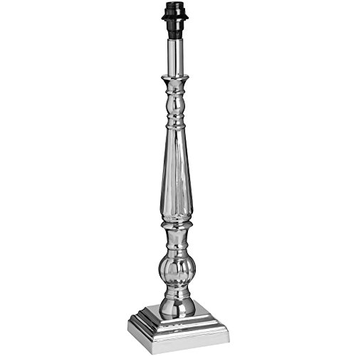 Brown & Ginger The Yorkshire Collection Base de lampe de table en nickel avec abat-jours en tweed assortis