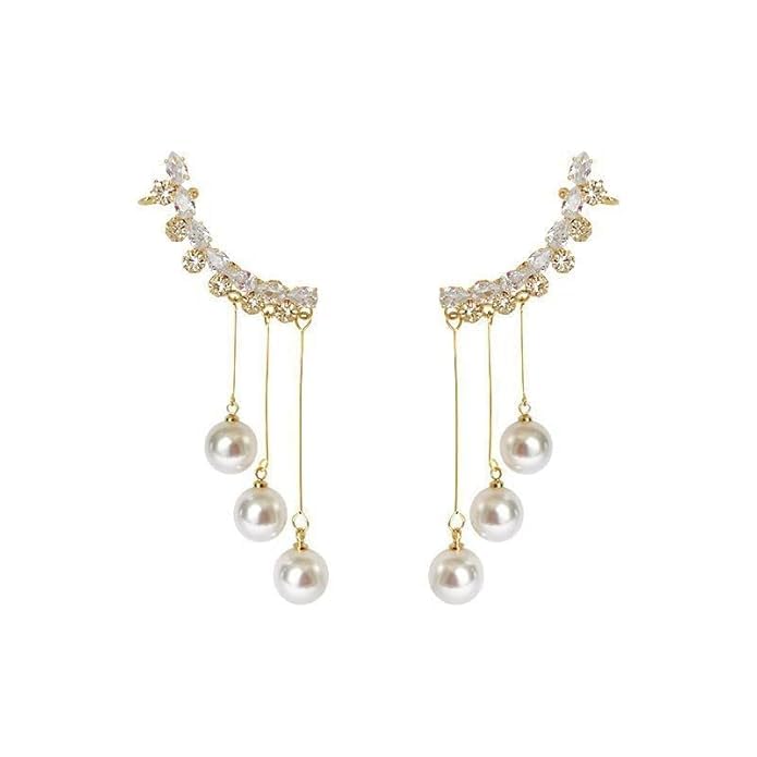 Image of Bottega-Inspired Chunky Korean Stylish Earrings | Big Party Statement Studs | Celebrity Fashion Jewellery | Gifts For Women and Girls