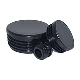 tapon 50mm Para interior y exterior; Material: Polietileno (plástico duradero); Color: Negro