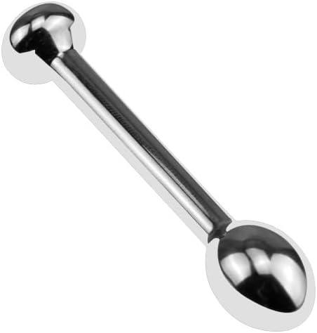 Metal Urethral Plug with Bead Sex Toy for Male Sex Toy Sound Device Trainer Sex Toy Male Stainless Steel Urethral Stimulation Urethral Catheter Penis Plug Urethral Catheter 10Mm