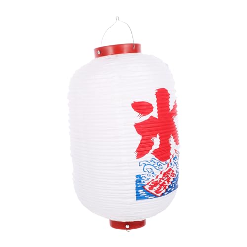 Hemobllo Adorno de farol japonés linterna exterior decorativo condujo colgante Patio decoración izakaya farol de jardin japones faroles de seda tradicionales de polivinilo