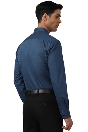 Image of Peter England Men's Solid Regular Fit Shirt