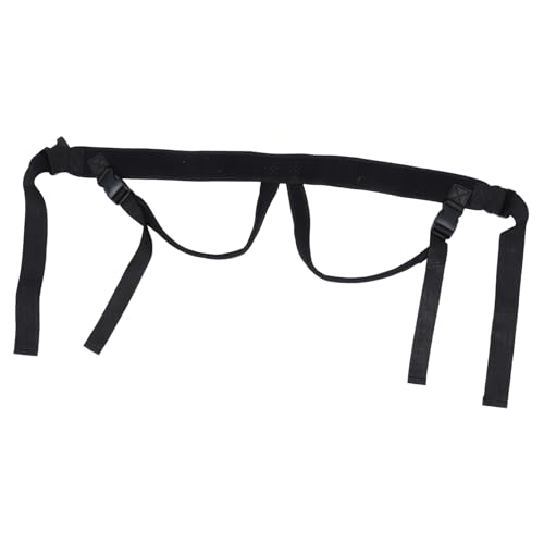 WRITWAA Waist Adjustable Leg Fixing Waist Supportive Protector Strap Leg Black Ribbon
