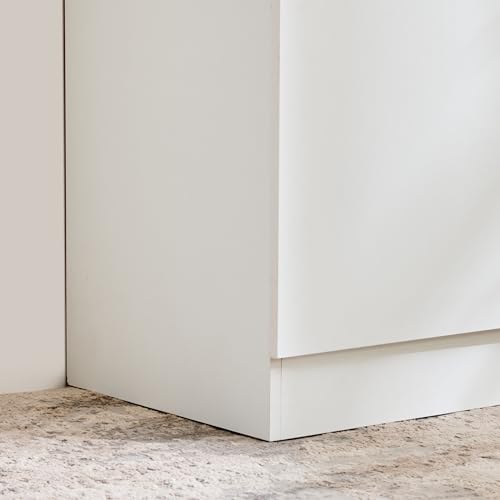 Image of Home Centre | Helios Alton 3-Door Swing Wardrobe with Mirror | Engineered Wood | White | 1 Year Warranty