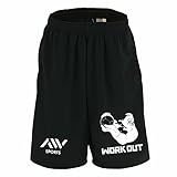 [アートワークスコウベ] サッカー ハーフパンツ ドライ 練習着 ゴリラワークアウト サッカー 150cm ブラック