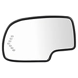 TRQ Driver Side Mirror Glass Heated Auto Dimming Blind Spot Turn Signal Compatible with 03-06 Chevrolet...