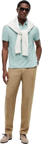 Tommy Hilfiger Herren Poloshirt Kurzarm 1985 Regular Fit, Grün (Crushed Mint), XXL – Ansicht 5