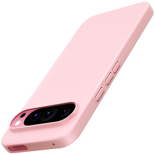 Image of X-level for Google Pixel 9 Pro XL Case, Extra Slim 0.3 mm Thin Translucent Matte Finish Soft Phone Cover, Anti-Scratch Shockproof Case for Google Pixel 9 Pro XL, Pink