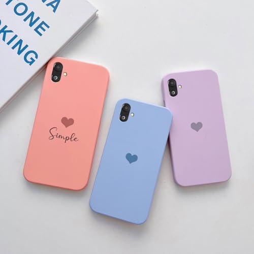 Image of COLORflow Polycarbonate Back Cover Case Compatible With Samsung Galaxy F14 5G | Pastel Hearts Color Customized Back Cover Compatible With Samsung Galaxy F14 5G, Multicolor