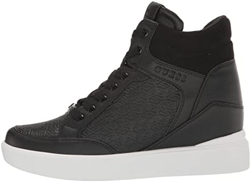 GUESS Women's BLAIRIN Sneaker, Black Logo, 6.5 | Image 7