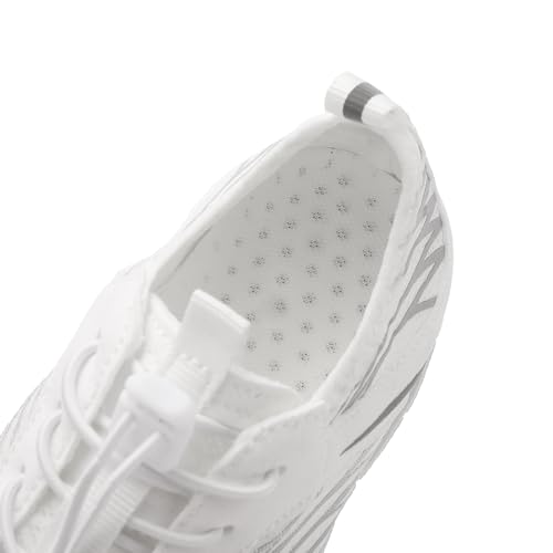 Image of UBFEN Water Shoes for Men Women Quick Dry Swim Aqua Socks | Lightweight Barefoot-style Fit, Rubber Sole, Hiking, Fishing, Kayaking, Beach, Pool, Boating, Diving And Water-to-land Wear