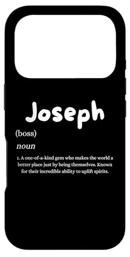 Joseph Definition Personalized Name Custom Costume For Joes �X�}�z�P�[�X iPhone 17 Pro �p