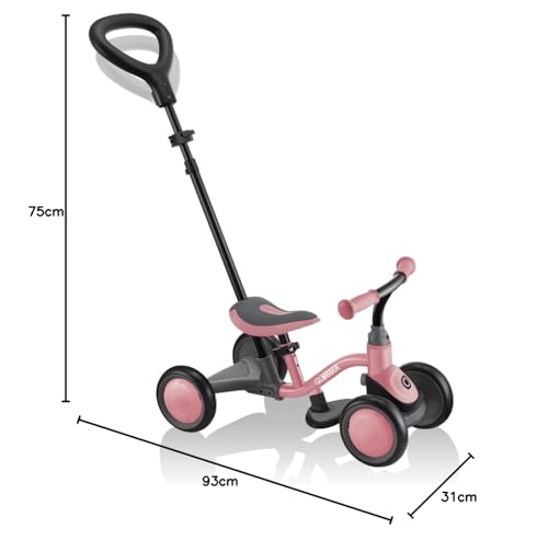 Globber Sport Multifunktions Learning Bike 3in1 Deluxe 639-210 Fahrrad, Mehrfarbig (Mehrfarbig), Einheitsgröße