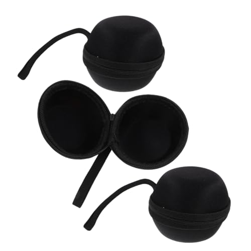 SUPVOX 3Pcs Lightweight Gyro Ball Storage Bags Eva Material Carrying Case for Wrist Balls Durable Travel Pouch with Elegant Design for and Protection