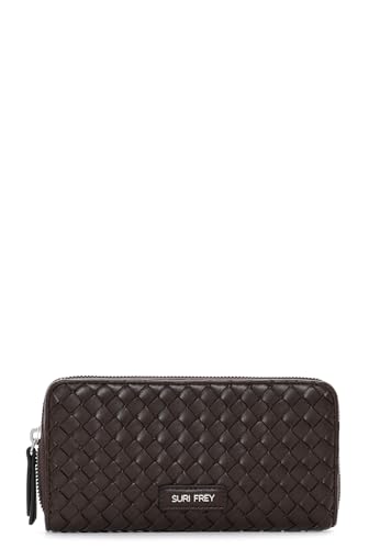 Porte-monnaie Karly Suri Frey marron foncé, maroquinerie au design soigné