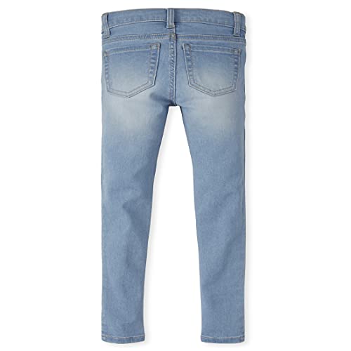 The Children's Place Girls Stretch Denim Jeans Leggings, Light Blue Wash, 6X-Large-7X-Large Us #TOP2