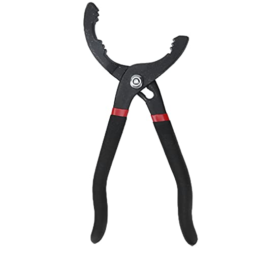 Premium High Carbon Steel Oil Filter Wrench - Nonslip Design, Easy Operation, Wide Compatibility for Vehicle Maintenance (260mm)