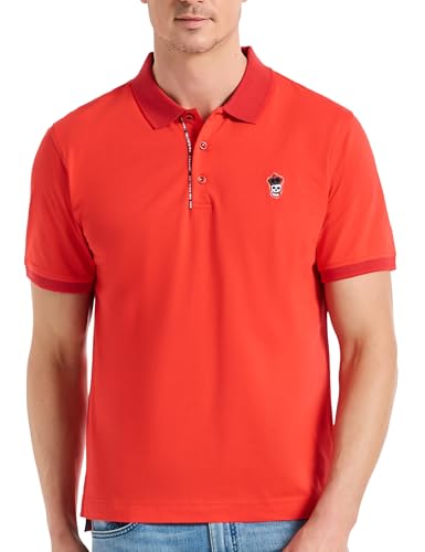 Robert Graham Men's Lucifer Short Sleeve Knit Cotton Polo Shirt