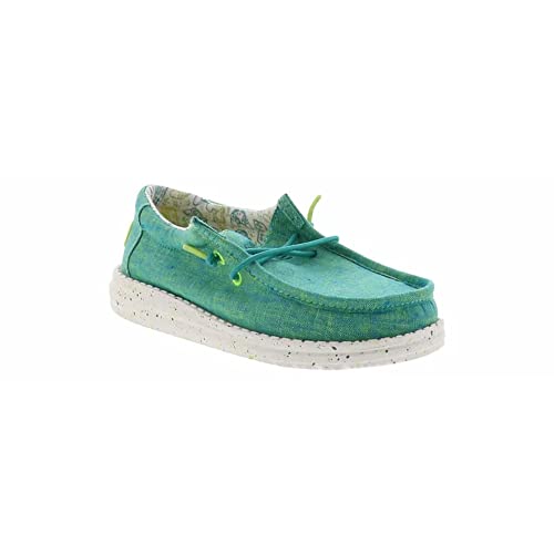 Image of HEYDUDE Boy's Wally Youth Multiple Colors | Boy's Shoes | Boy's Lace Up Loafers | Comfortable & Light-Weight