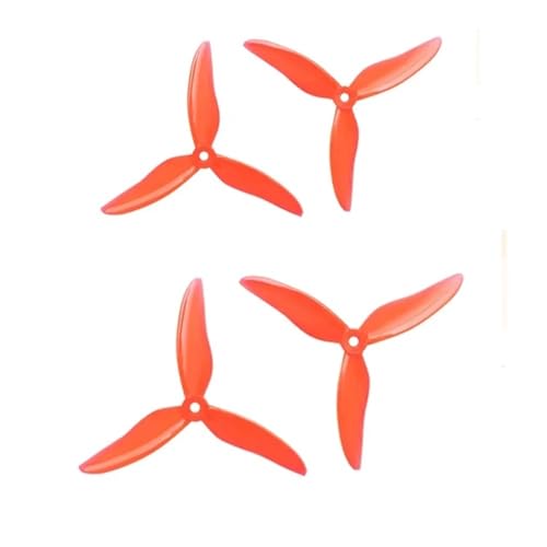 Hélice 51499 à 3 pales pour drone FPV et moteur sans balais rouge 4 pièces