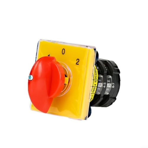 Image of SZW25-64D/2 25A Changeover Switch 3-Position 2-Stage Rotary Switch