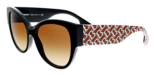 2N Burberry Occhiali da Sole B Her BE 4294 Black Red/Brown Shaded Donna