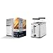 Produktbild Grundig TA 5860 Toaster, 800W, 6 Bräunungsstufen, Memoryfunktion, 800, Weiß/Schwarz