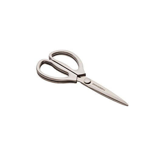 Image of Farberware All Purpose High Carbon Stainless Steel Shears with Contoured Handles, Silver, 8.2 x 3.5 x 0.5 inches (Pack of 12)