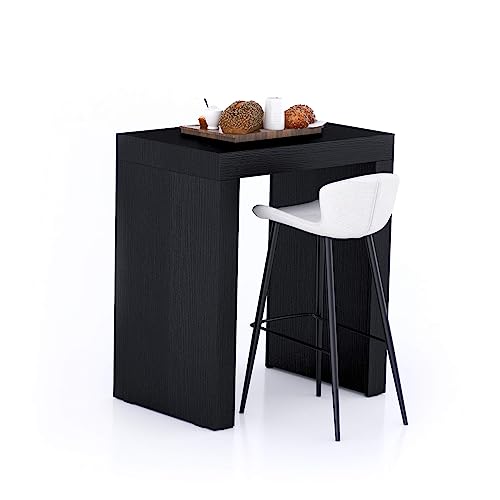 Mobili Fiver, Evolution High Table 90x60, Black, Made In Italy
