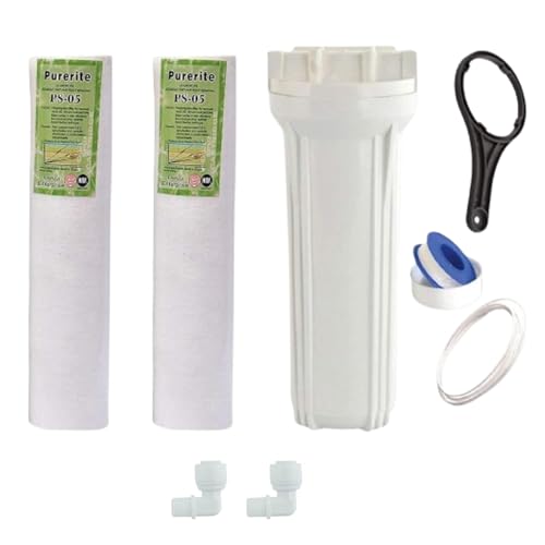 Image of CSI INTERNATIONAL Pre Filter Set with Taflone /Wrench /Pipe for RO Water Purifiers Compatible with aquaguard aquafresh livpure and All Domestic and Commercial Ro