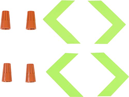 Image of Morris Products LED Exit Sign - Recessed Mount Edge - Green on Clear Panel, White Housing - Compact, Low-Profile Design - Double Sided Legend - Energy Efficient, High Output - 1 Count