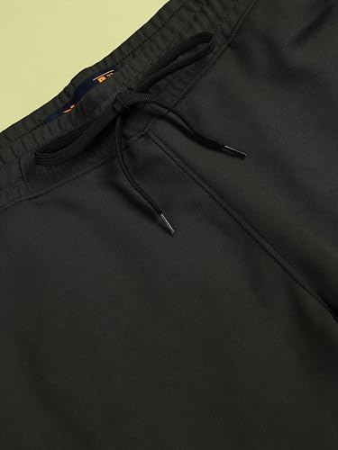 Image of TECHNOSPORT Men Mid Rise Solid Regular Fit Track Pant with Technodry, Antimicrobail for Gym, Workout, Sports and Regular Use