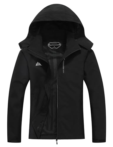 DECKTIN Women's Lightweight Rain Hooded Jacket