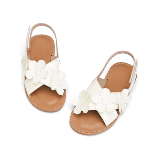 Image of Toddler Girls Sandals Summer Flats Dress Shoes for Baby Little Kids Girl